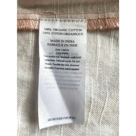 Faherty Coral Floral Organic Cotton Smocked Square-Neck Puff-Sleeve Dress Small - Picture 10 of 14